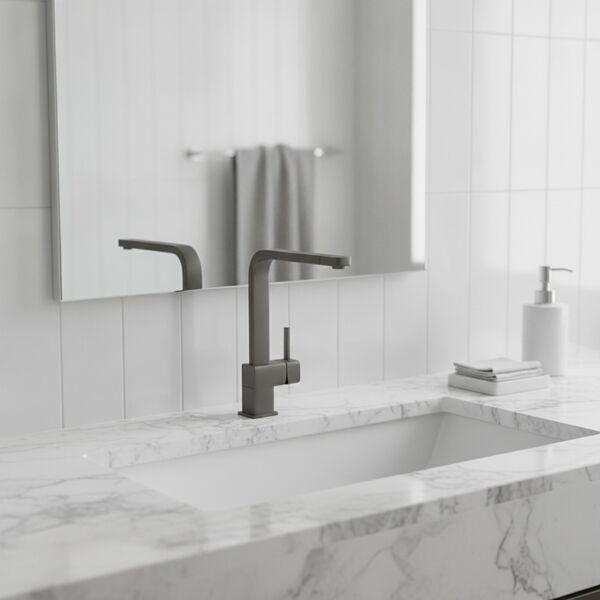 Bathroom Metal Tap 03 3D Model