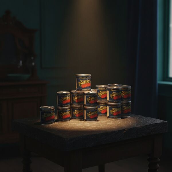 Cans Set Tin 01 - interior view 2