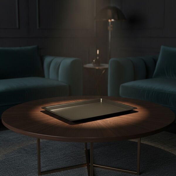 Plastic Black Tray 01 - interior view 2