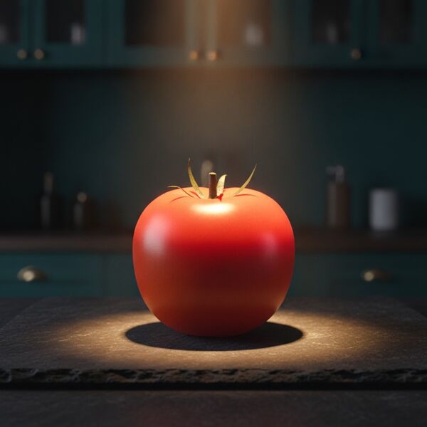 Red Tomato 01 3D Model