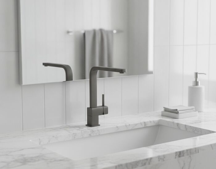 Bathroom Metal Tap 03 3D Model