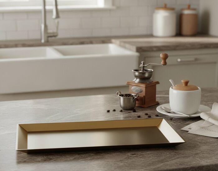 Metal Classic Tray 02 3D Model