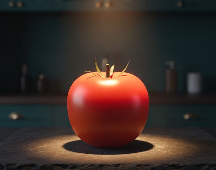 Red Tomato 01 3D Model