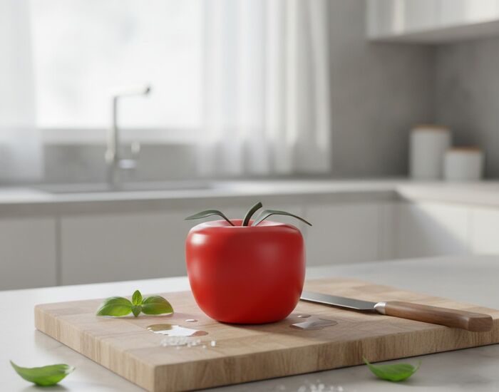 Red Tomato 02 3D Model