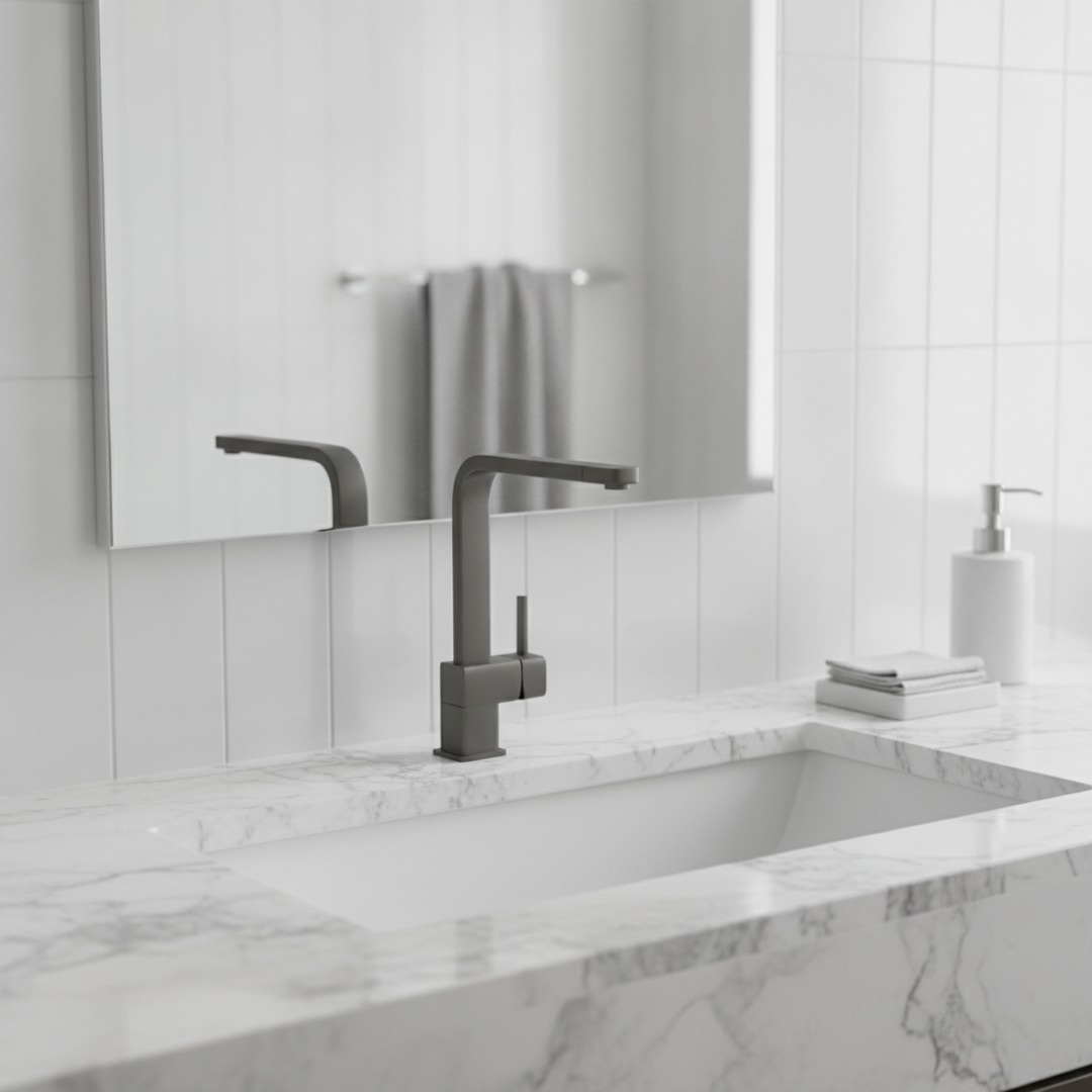 Bathroom Metal Tap 03 3D Model