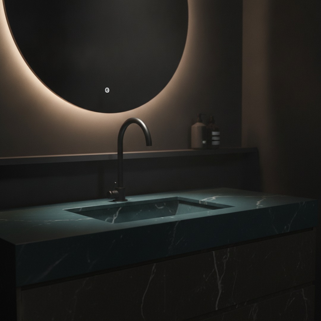 Kitchen Metal Tap 01 3D Model