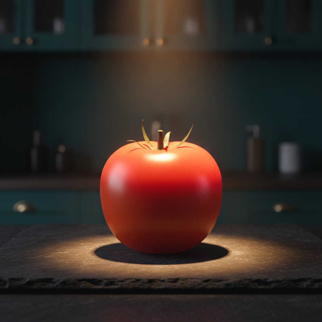 Red Tomato 01 3D Model