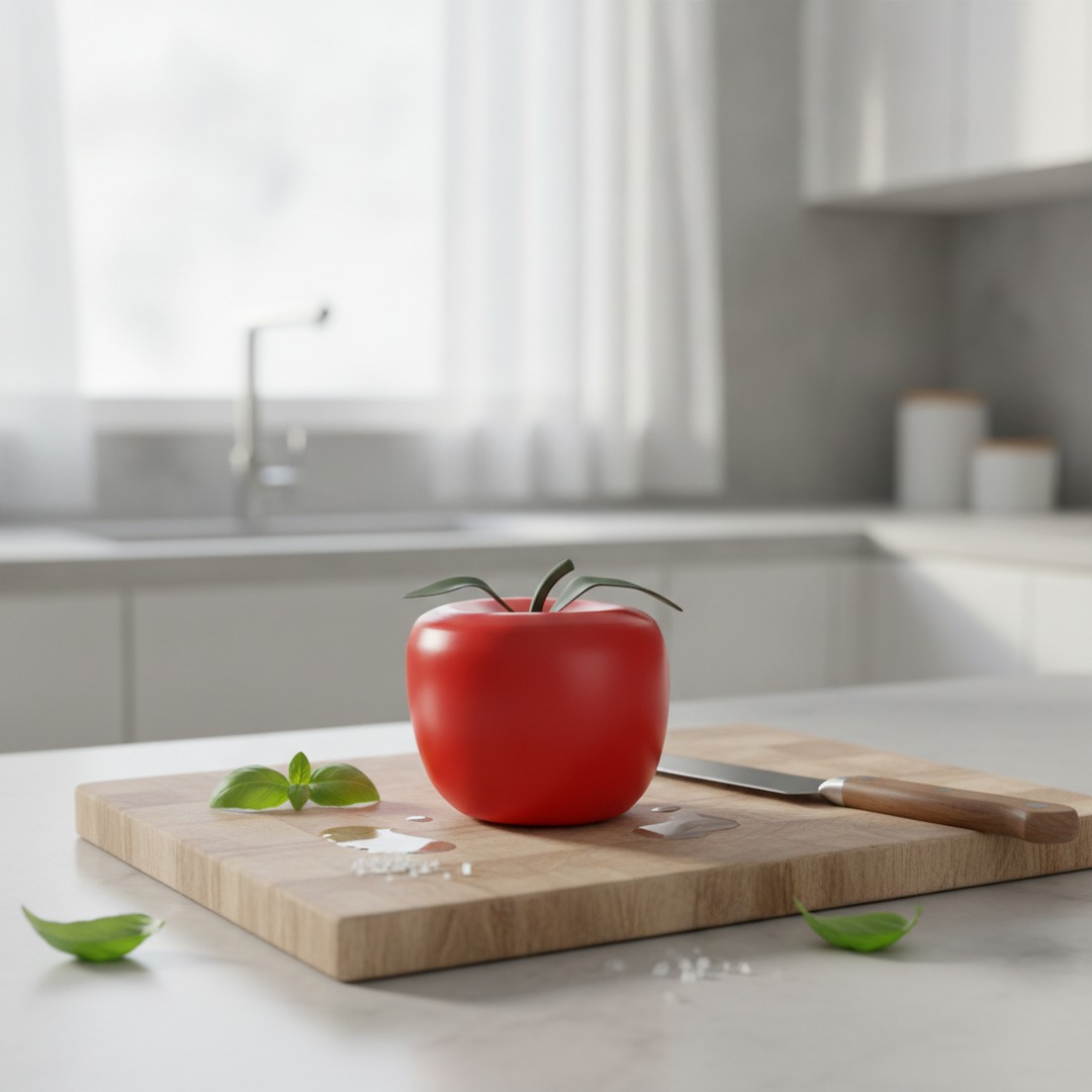 Red Tomato 02 3D Model