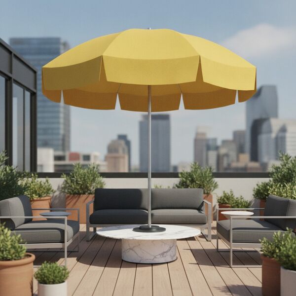 Beach Opened Umbrella 02 - interior view 1