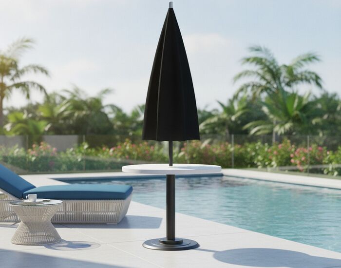 Beach Closed Umbrella 01 3D Model