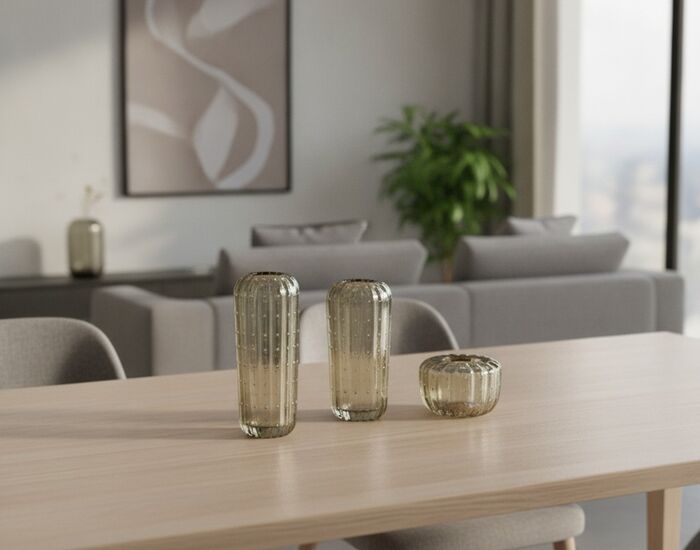 Cactus Collection Vases 3D Model