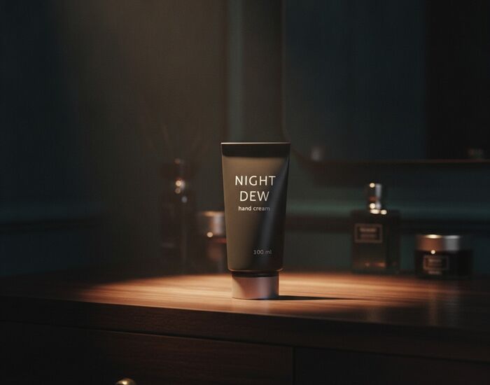 Cream Black Label 100ml Tube 02 3D Model