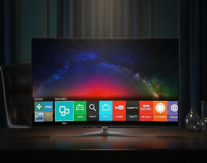 Samsung 4k Curved 65 01 3D Model TV 3D Model