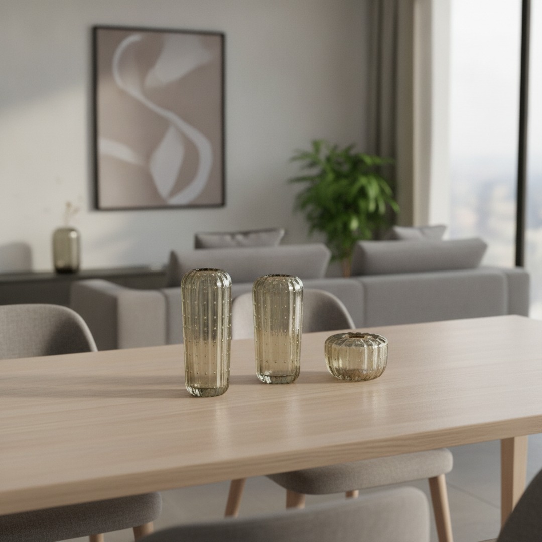 Cactus Collection Vases 3D Model