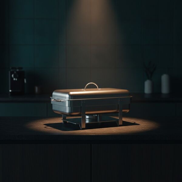 Catering Food Metal Warmer 01 3D Model