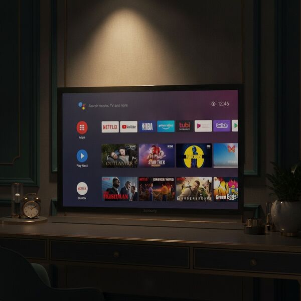 TV Samsung 65 01 3D Model Wall - interior view 2
