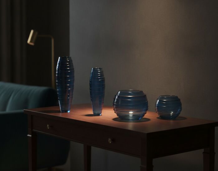 Ribbons Collection Vases 3D Model