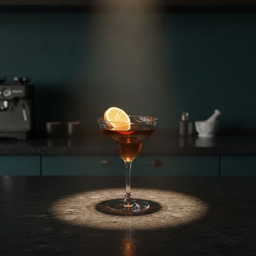 Cocktail Margarita Glass 02 3D Model