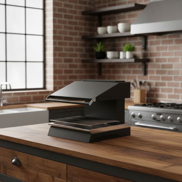 Metal Black Grill 01 3D Model