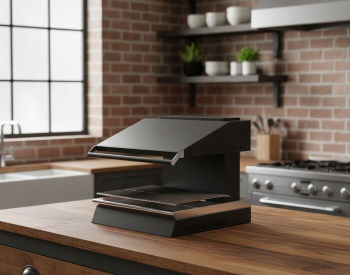 Metal Black Grill 01 3D Model