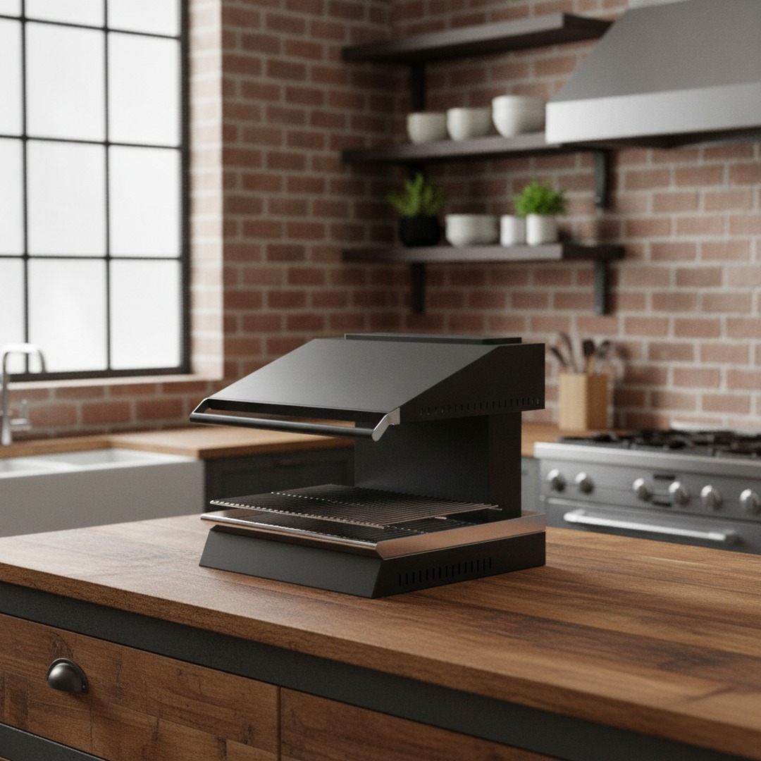 Metal Black Grill 01 3D Model