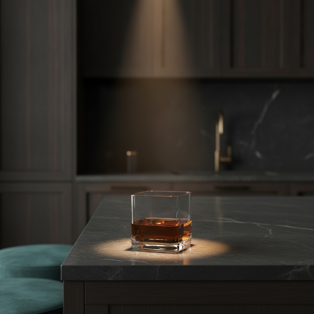 Whiskey Old Fashioned Glass 01 3D Model