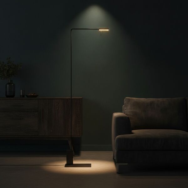Floor Black Metal Lamp 02 - interior view 2