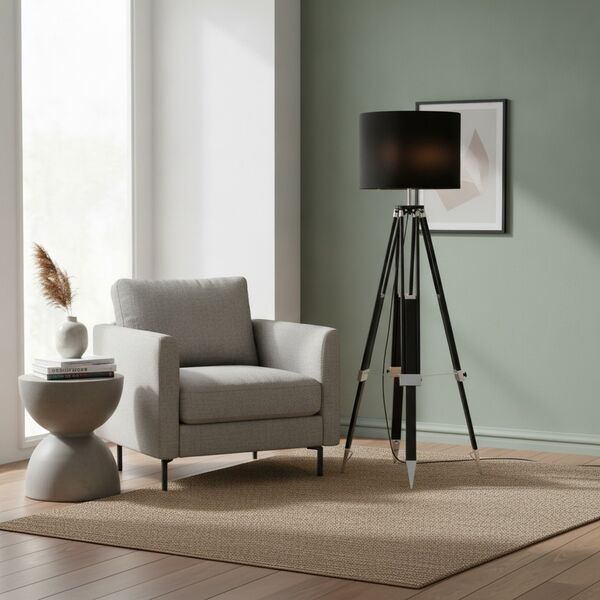 Floor Black Metal Legs Lamp 01 - interior view 1