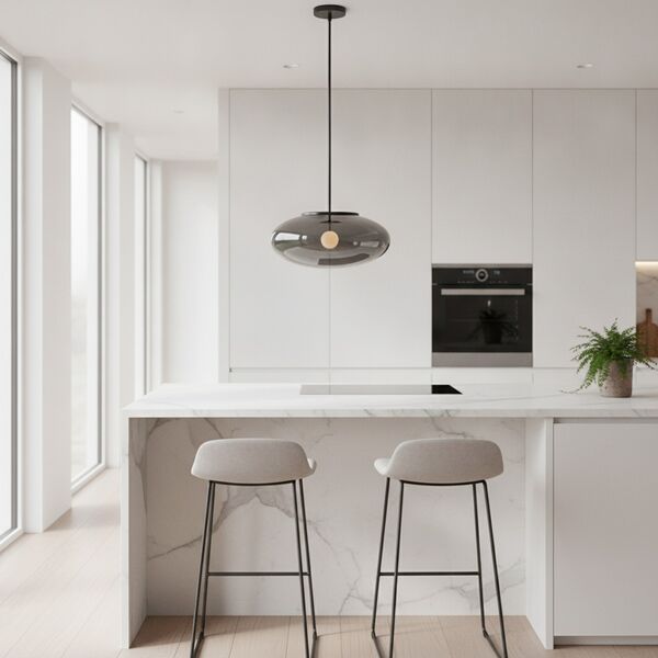 Pendant Round Black Lamp 10 - interior view 2
