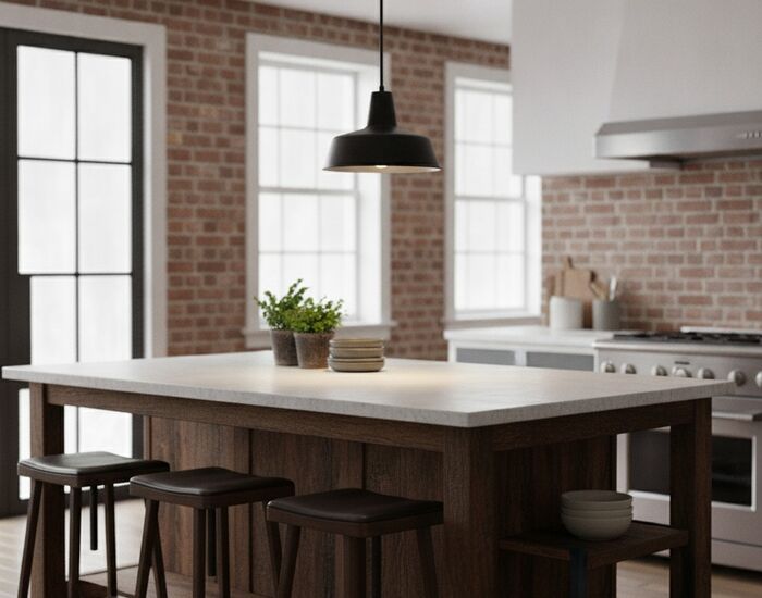Pendant Round Black Lamp 05 3D Model