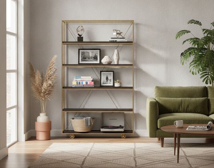 Metal Frame Library 01 3D Model