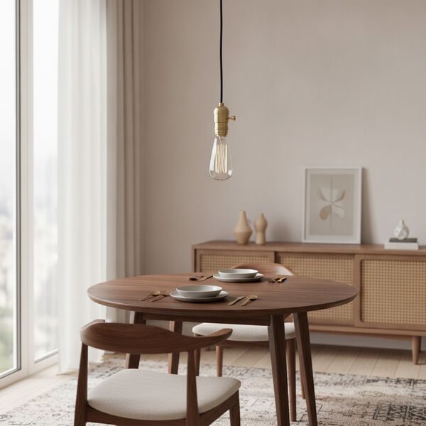 Bulb With Wire Light 01 - interior view 1